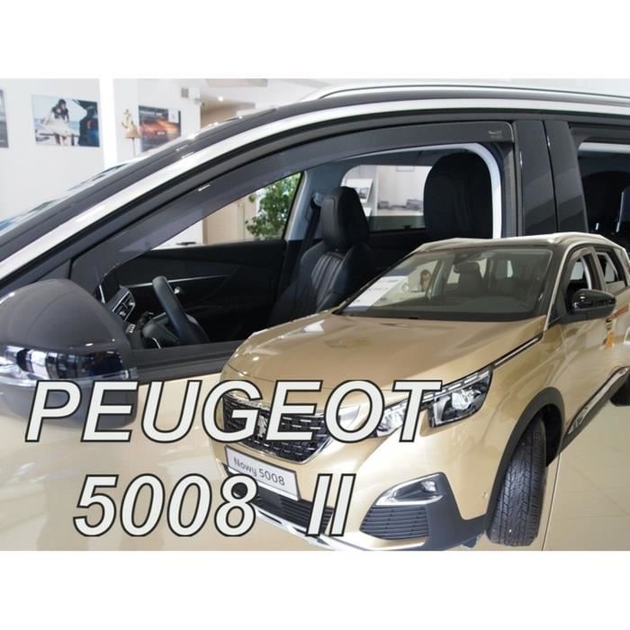 | Deflecteurs d'Air déflecteurs de vent Compatible avec Peugeot 5008 II 2017-prés 2 pièces