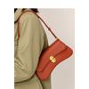 A Niche Design Baguette Leather French Underarm Bag, A Simple Commuting Single-shoulder Crossbody Bag