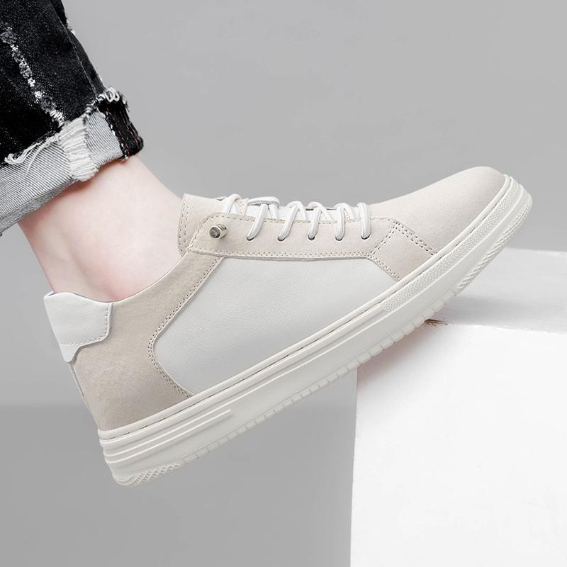 Light 6cm 8cm White Elevator Shoes Men Women Sports Casual Sneakers Height Increasing Shoes Invisible Man Taller Lifting Flats
