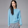 Women's 100% Cashmere Cable Knit Round Neck Sweater