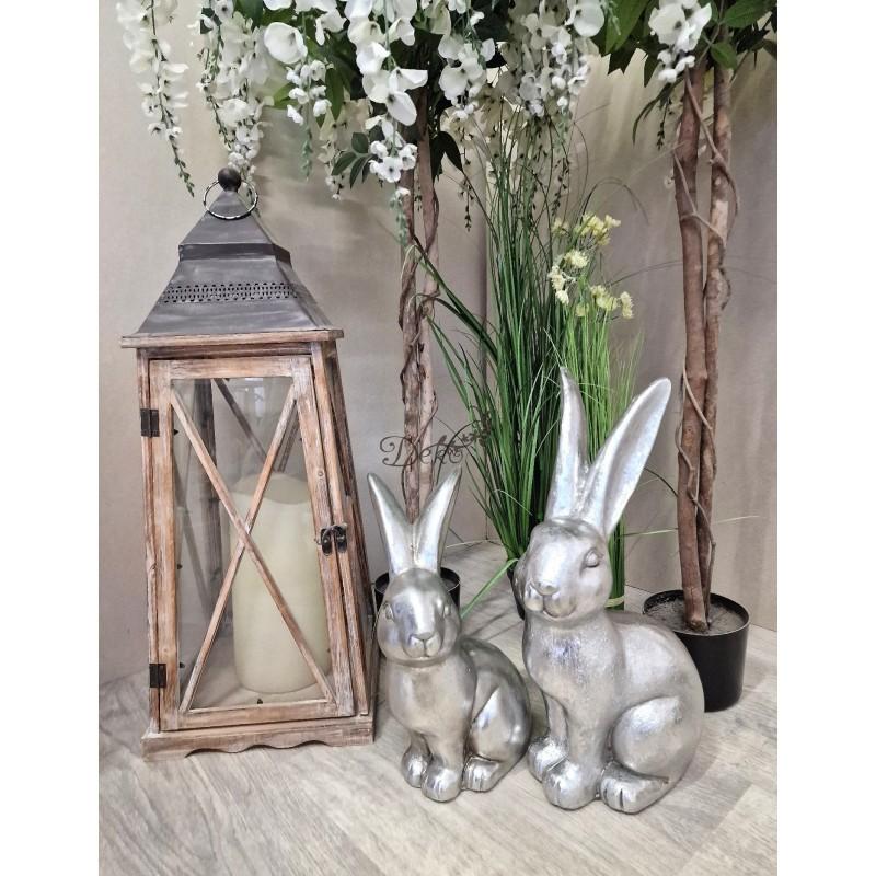 CERAMIC EASTER BUNNY GIANT FIGURINE