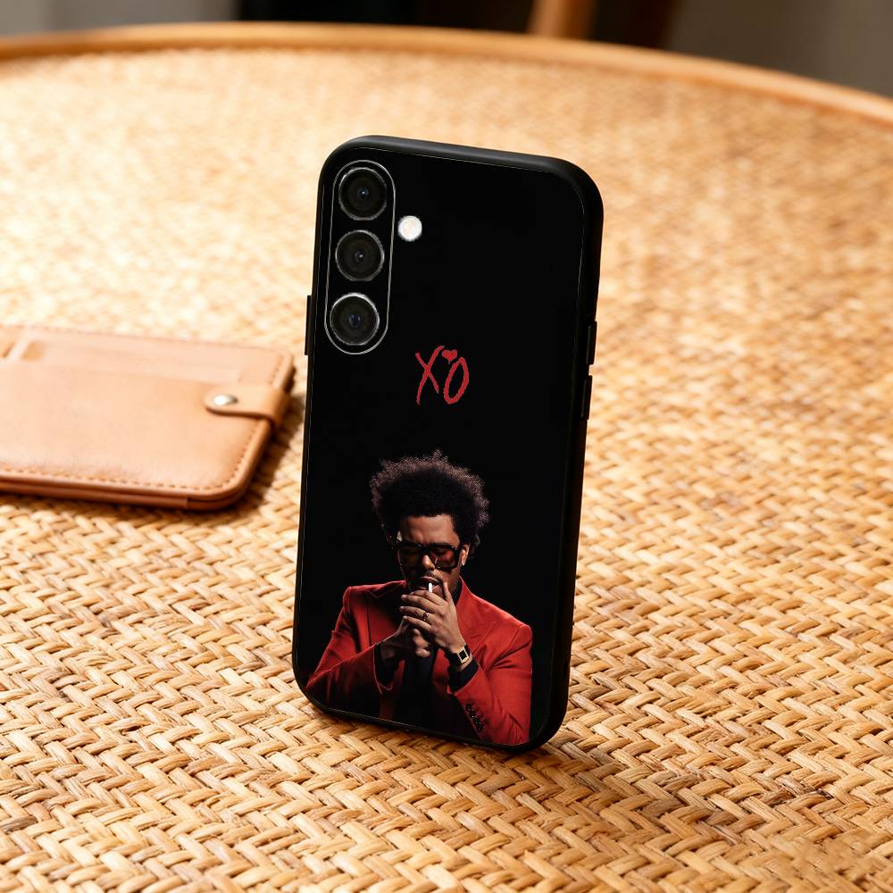 1pc The W-Weeknd XO Phone Case For Samsung A73,72,71,53,52,51,22,91,80, Soft Black Cover