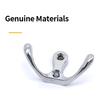 4pcs Key Hanger Wall Coat Rack Wall Mount Walnut Coat Hooks for Hanging Hats Owels Bags Decorative Entryway Bathroom Bedroom