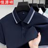 Hengyuanxiang Men's Cool Breathable Short Sleeve Polo Shirt