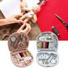Basic Needle and Thread Set with Storage for Case Mini Sewing Kit Portable Sewing Supplies for Adult Home Travel Emergen