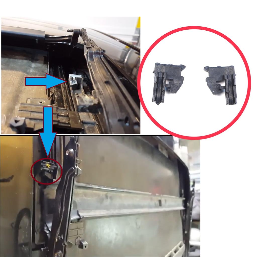 V2BSR520 Sunroof Water Drain Plate Slider Rattle Fix Mounting Brackets for  A3 8L A4 B5 B6 A6 4B 8E58770410