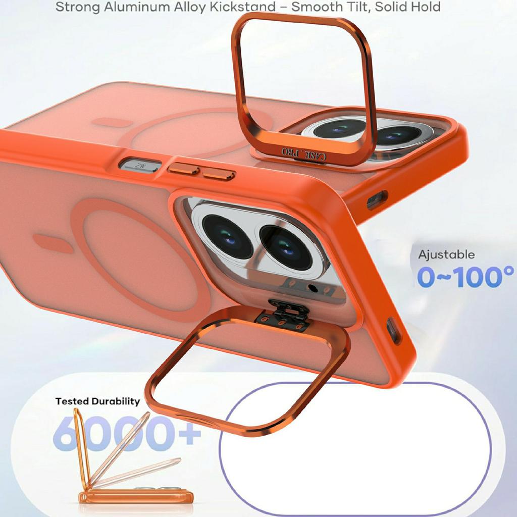 Für Xiaomi Redmi A5 4G (171,7 mm) Magnetische Hülle Faltbarer Ständer Mattes PC + TPU Handyhülle