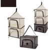 Square Multifunctional Hanging Drying Net Foldable 4 Layer Dishware Organizers For Kitchen & Travel
