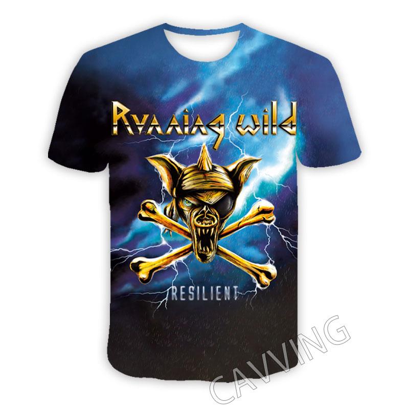 New Fashion Women/Men's 3D Print Running Wild Rock Casual T-shirts Hip Hop Tshirts Harajuku Styles Tops Clothing