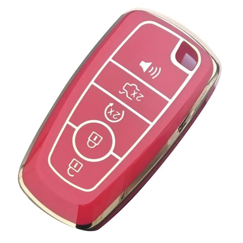 For Ford For Fusion For Mustang Remote Key Case Shell Cover Holder Key Fob Cover Protector Soft TPU Car Accessories