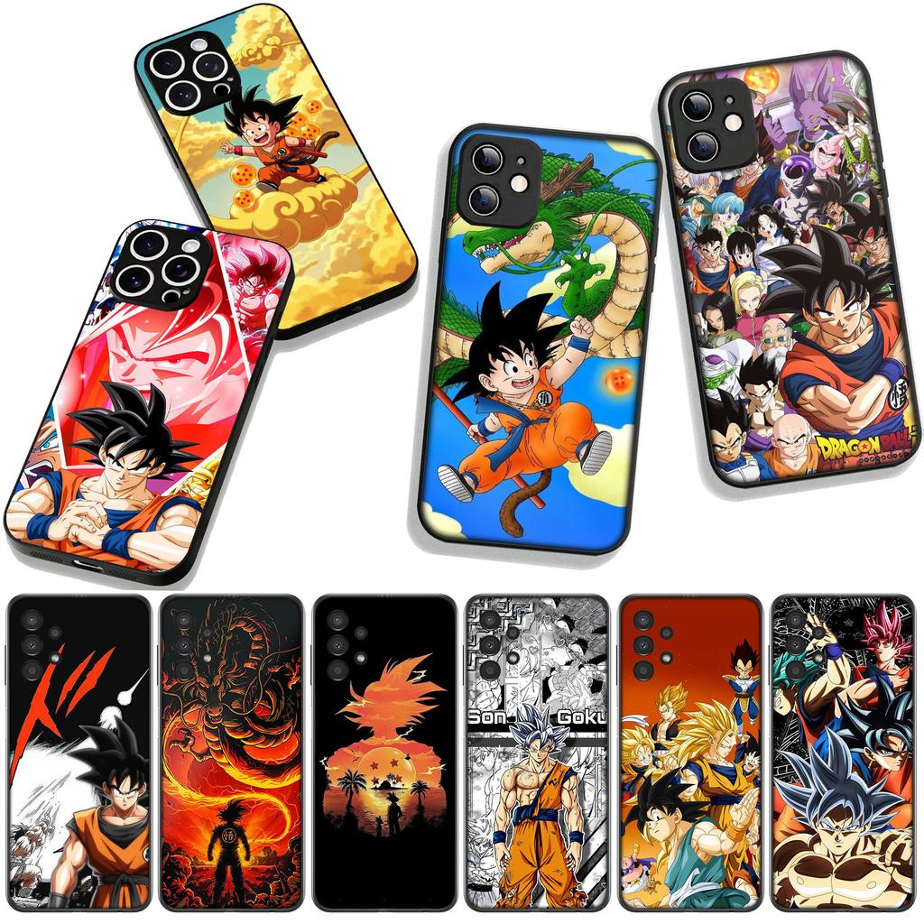 Wallpaper Dragon Goku Ball Z Phone Cover Case for Apple iPhone 16 15 14 Plus 13 12 Mini 17 Pro Max + ProMax 16E Air 16+ Casing