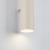 Kinkiet Ścienny Nowoczesny Beżowy Tuba 30 Cm Góra Dół Do Salonu Przedpokoju 2Xgu10 10W Lagos Sollux Lighting