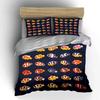 Cartoon Colorful Clownfish Collection Print Soft Comfortable Duvet Cover Bedding Set Included 1*Duvet Cover  2*Pillowcases