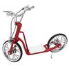Red Model Scooter 1:10 Scale Sturdy Alloy Exquisite Colors High Simulation Eye Catching Die Cast