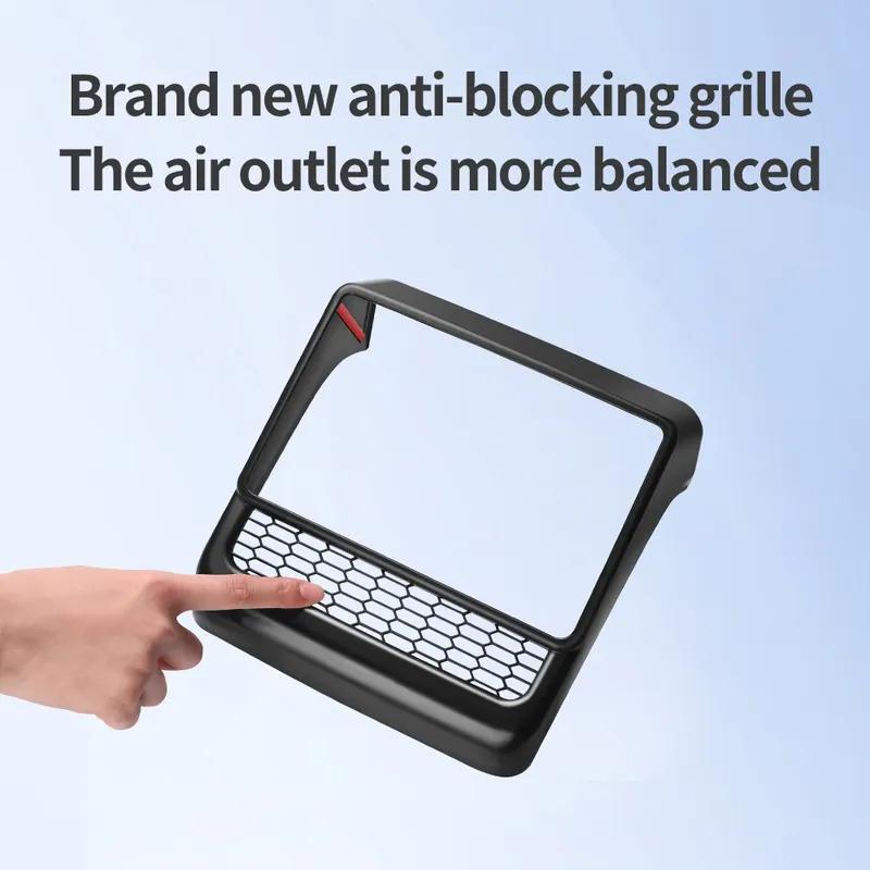 For Tesla Model 3/Y Highland Juniper  Rear Center Console Air Outlet Cover Vent Outlet Dust Cover Car Styling Accessories