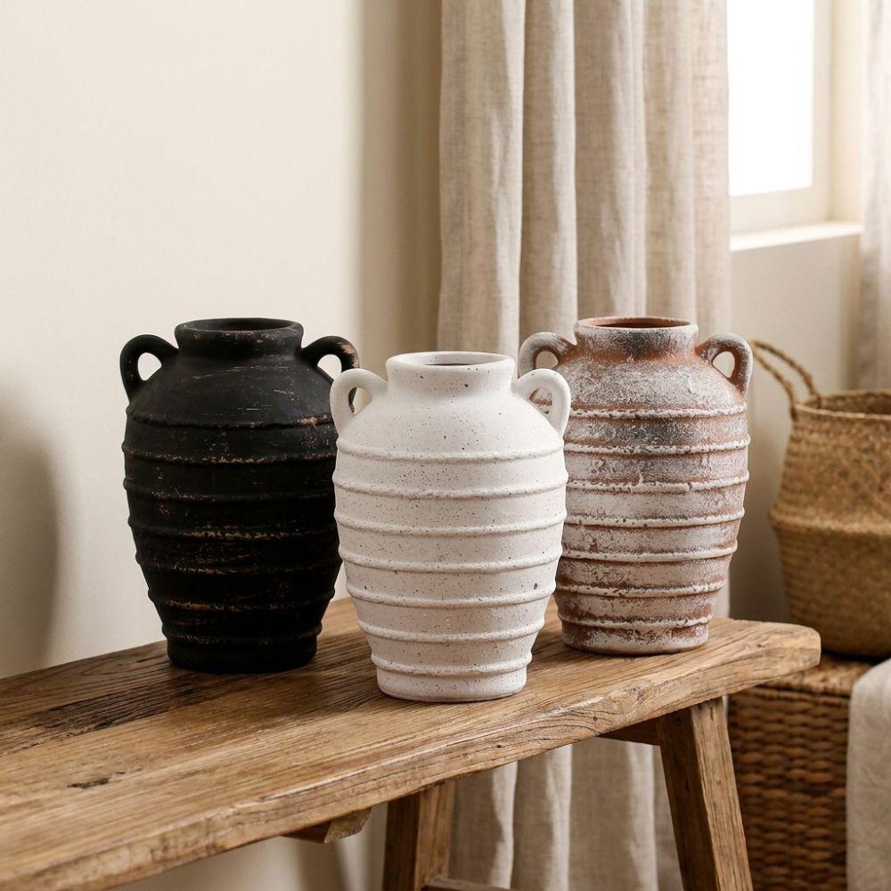 Modern Antique Ceramic Vase Artistic Hydroponic Vase Plant Pot Ornament Home Decor