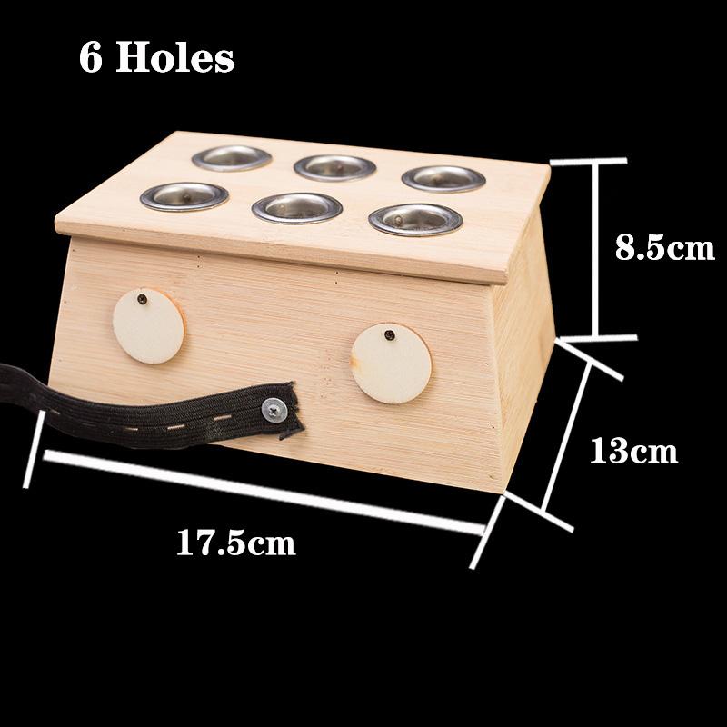 

1PC Nature Bamboo Moxibustion Box Burner Warm Acupuntura Massage Therapy Moxa Stick Body Acupoint Massager Health Care