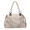Large capacity casual soft leather rivet tote bag women's 2026 autumn casual versatile shoulder messenger bag