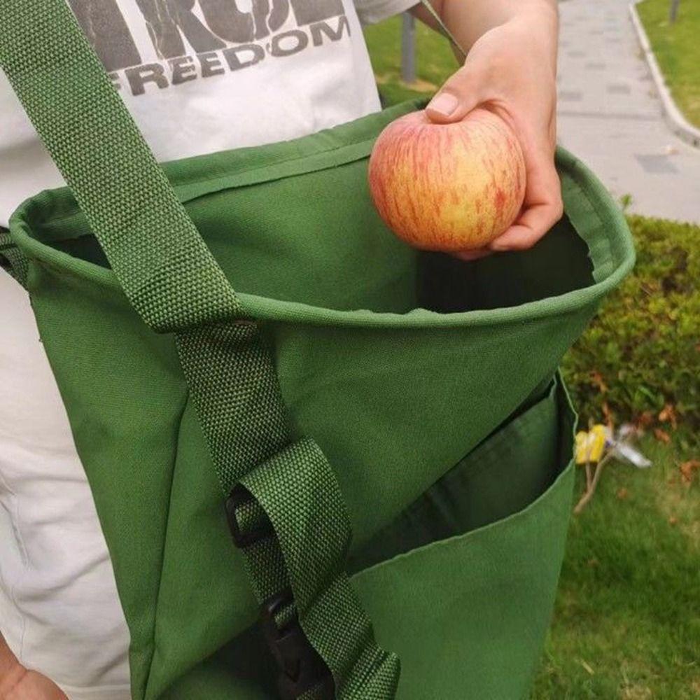 Adjustable Large Harvesting Pouch Large Capacity Foldable Foraging Apron  Mushroom
