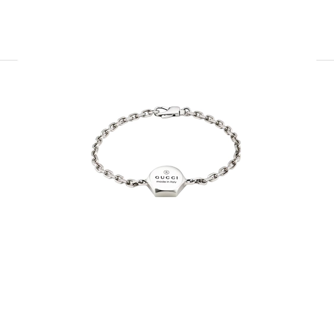 Gucci Letter Logo 925 Silver Bracelet Unisex bracelet 779169-J8400-8106 17