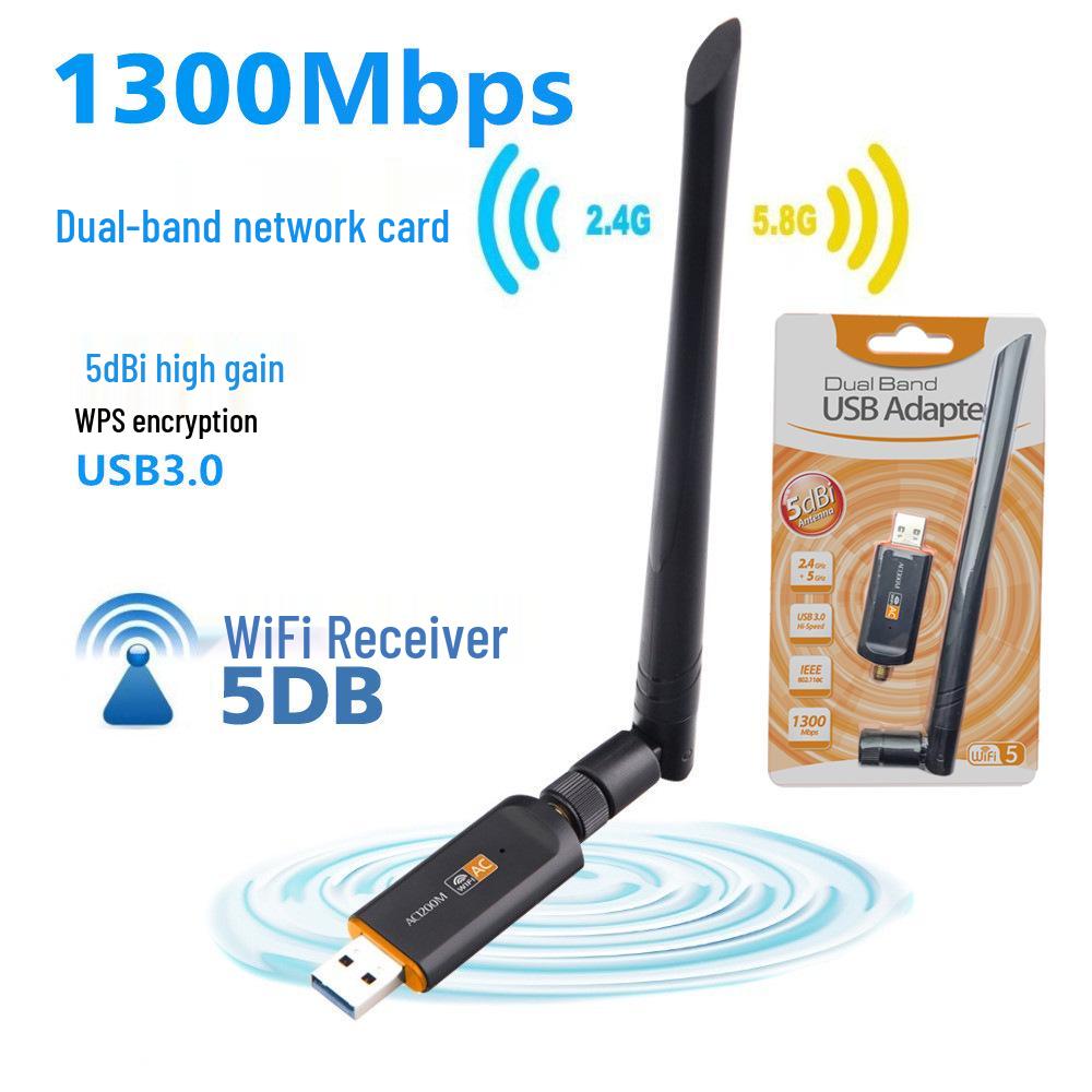 AC600M Dual Band USB Wireless Network Adapter with 5G/2.4G WiFi and 8811 Chip