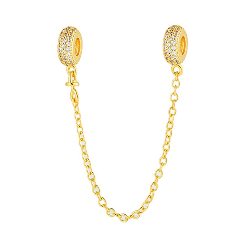 New Gold Plated Star Heart Charm Beads Pendant For Snake Bracelet Necklace DIY Jewelry Making Women Gift Sparkling