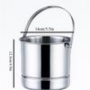 Camping Home Ice Bucket, Stainless Steel Ice Bucket, Ice Cube Bucket, Champagne Bucket, Red Wine Chilled Bucket for Use