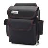 Electrician's Waist Bag, Nail Bag with Lid, Tool Holder, Two-Tier, with Tape Hook