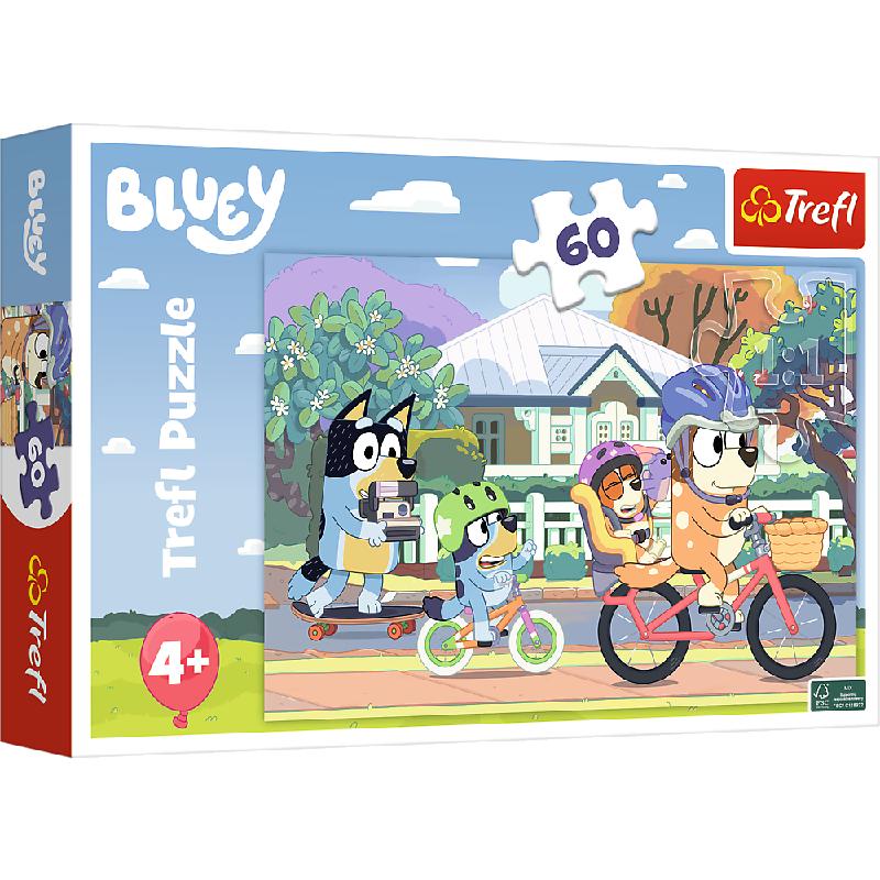 TREFL 17384 Puzzle 60 Cheerful Bluey