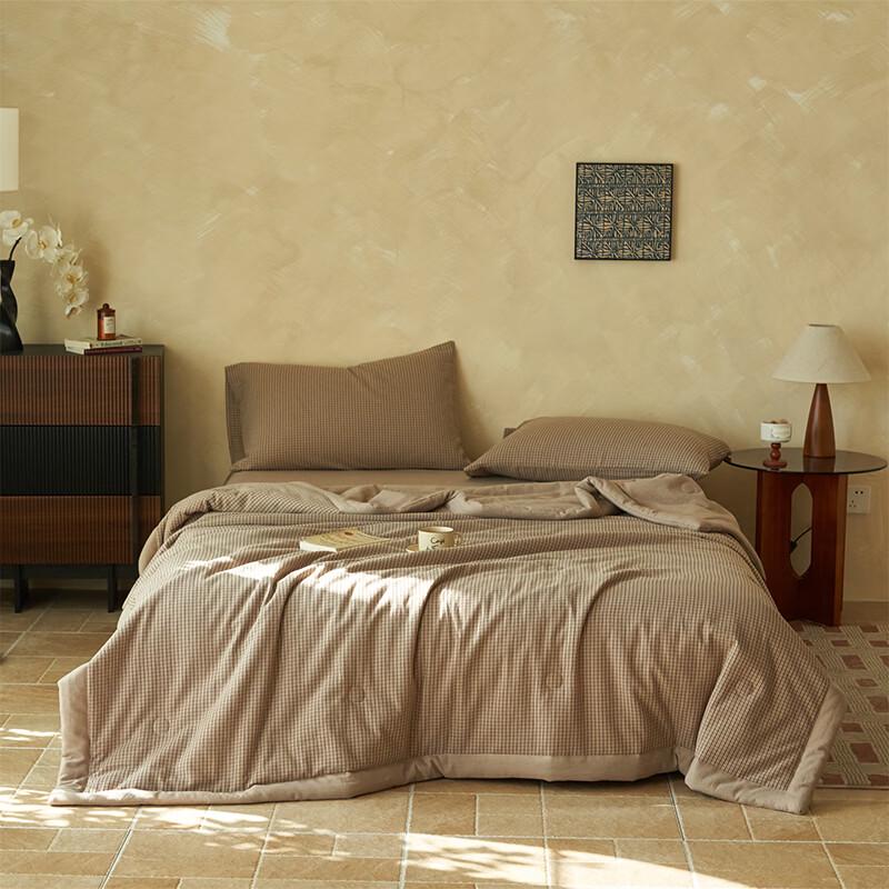 POCHME Cotton Jacquard 3-Layer Summer Quilt 150cm*200cm