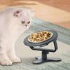 Elevated Dog Food Bowl Adjustable Height Non-slip Raised Feeding Bowl Metal Stand Double Stainless Steel Food Water Bowl