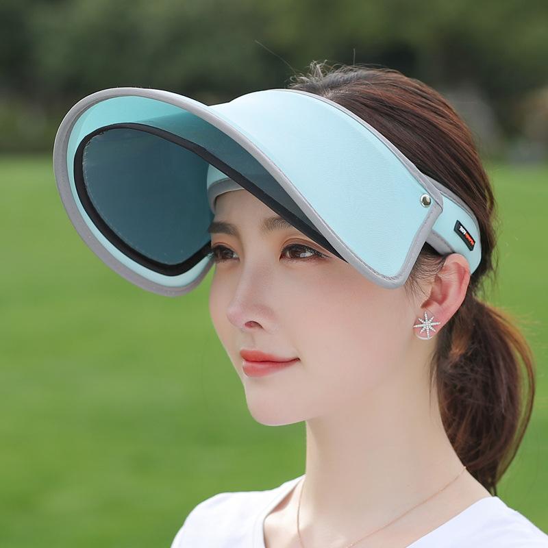 High Quality Stylish Sun protection Plastic Sun Hat Uv protection Sun Visor Hat