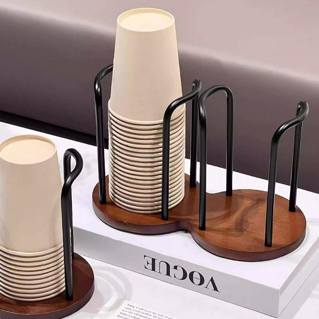 Newcomer Discount: Paper Cup Holder & Dispenser for Coffee Table