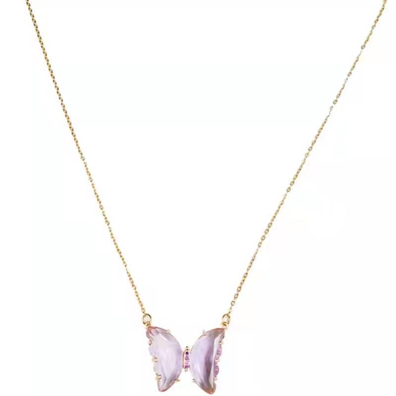 2022 Crystal Butterfly Clavicle Chain Necklace: Chic & Stylish Short Choker Pendant for Women