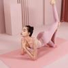 Umweltfreundliche und geruchlose Yogamatte für den Haushalt, verdickte Stoßdämpfung und Anti-Rutsch-Pad, Fitness-Springseil-Bodenmatte für Damen