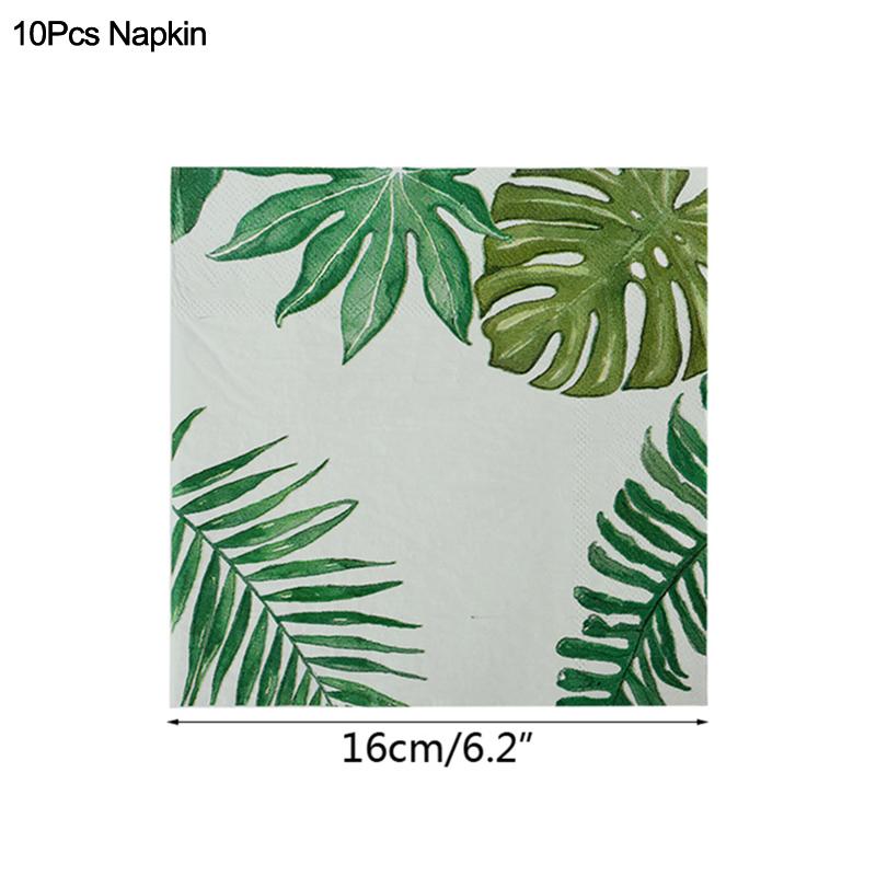 Artificial Tropical Palm Leaves Plant Hawaiian Luau Aloha Summer Jungle Theme Party Decoration Wedding Birthday Home Table Decor