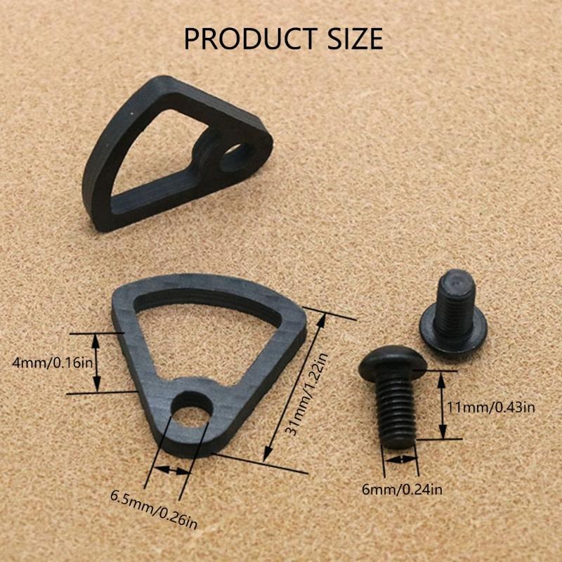 High Strengths Carbon Bike Stand Compacts Nondslip Base Bicycles Kickstand for Mountain Terrain