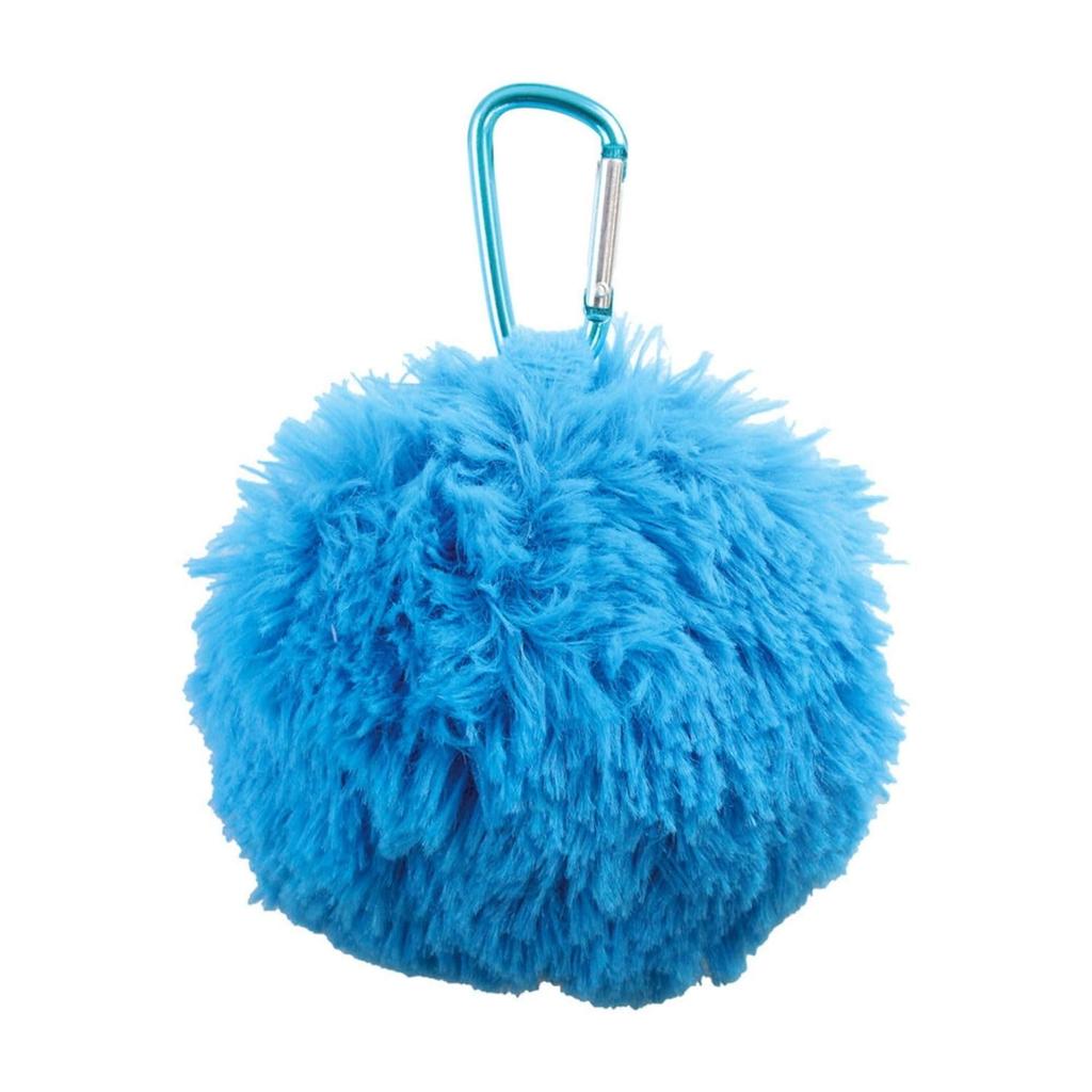 T's Factory Sesame Street Plush Zipper Mascot with Carabiner - Cookie (Approx. D65 X W110 X H95mm) SS-5549207CM