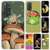 Cottagecore Frog Mushroom Kawaii Phone Case for Xiaomi Redmi Note 15 14 14S 13 12S 12 Pro 11S 11 Plus 11T 11E 10S Soft Funda Pri