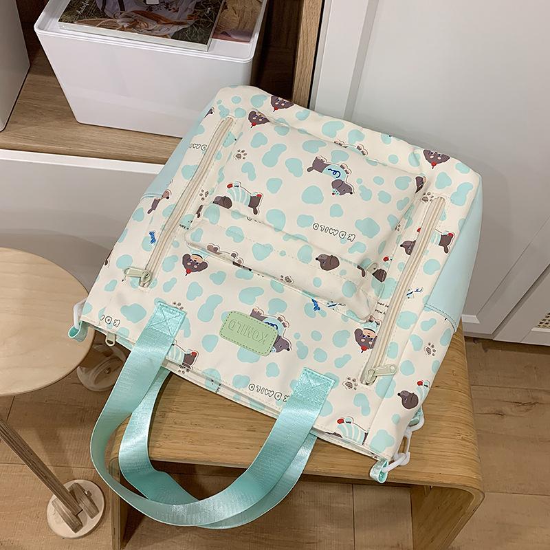 Schoolbag 2025 Schoolbag Female Korean Edition Junior Girl High School High School Large Capacity Mori Cute Printed Backpack