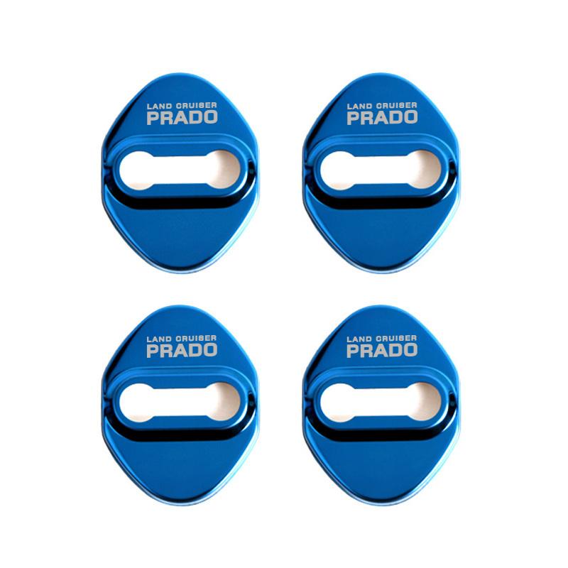 Door Lock Decoration Protection Cover flags emblem case for Toyota prado 120 fj150 land cruiser 80 accessories car styling