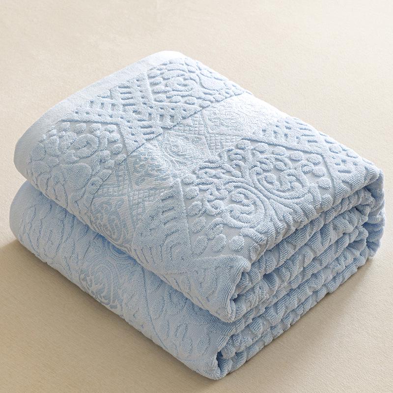 New Cotton Old-Fashioned Towel Blanket - Summer Quilt for Air Conditioning, Single To Full Size, Ideal As Gifts