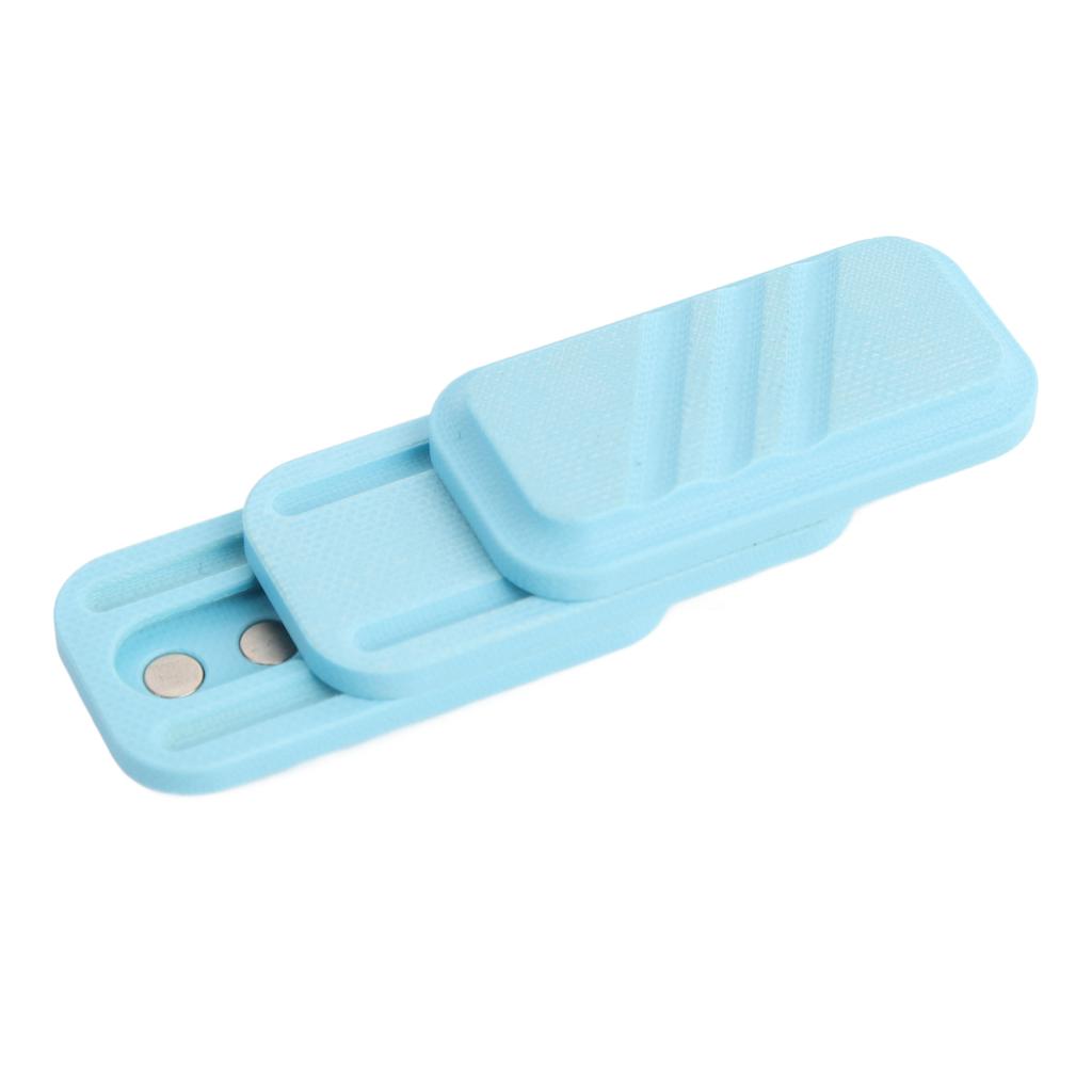 Slider Toy Fiberglass Enhanced Concentration Portable Metal Finger Push Decompression Toy with Stora