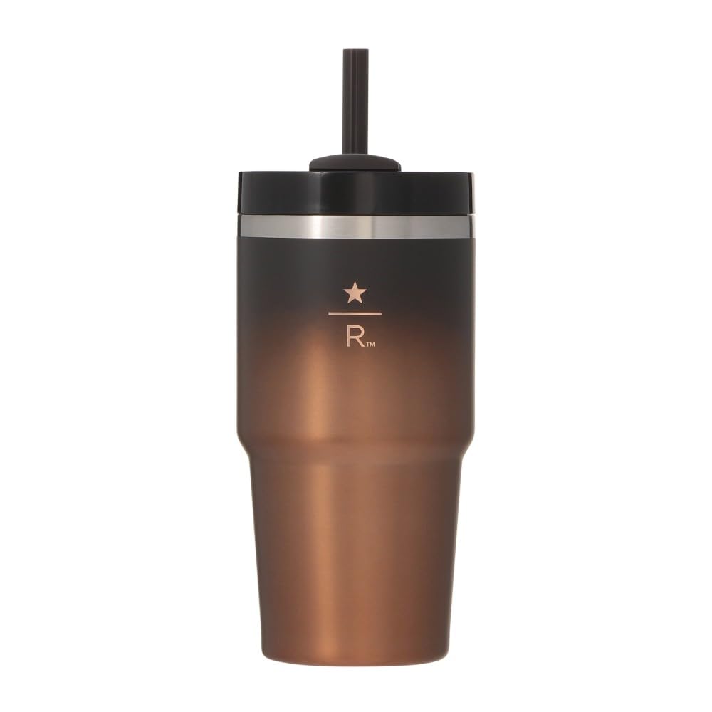 Starbucks STANLEY 3-Way Stainless Steel Tumbler, Black & Copper, Starbucks Reserve Store Exclusive.