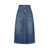 JZ Anna & Co Women's Washed A-Line Denim Skirt