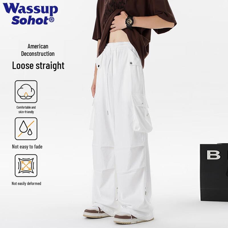 Wassup Sohot Men s Summer Cargo Pants M