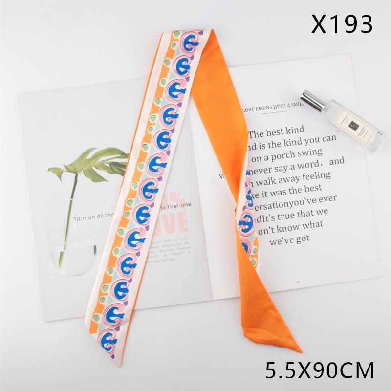 Seidentuch Schleife für Tasche Lang Vielseitig Streamer Gebundenes Haar Damenband Haarschmuck Stirnband
