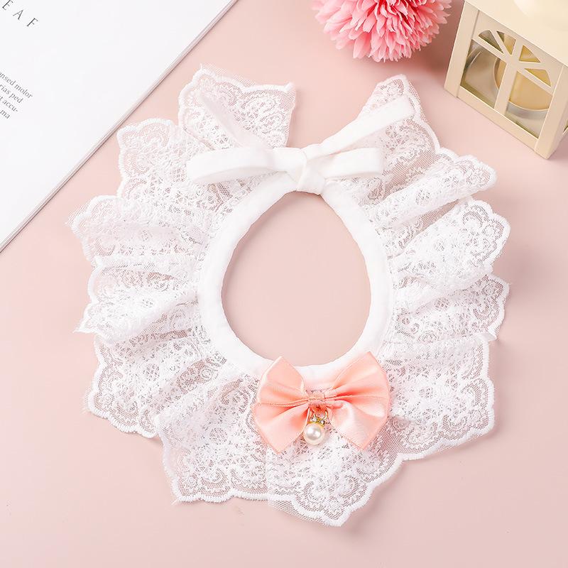 Pet Accessories Pet Scarf Necklace Collar Bell Dog Bow Tie Large Medium Small Cat Dog Saliva Towel Cat