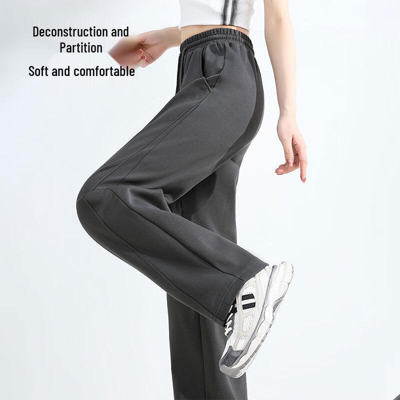 Baleno Women's Straight Wide-Leg Banana Sweatpants