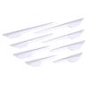 8Pcs Car Spoiler Front Bumper Fin Splitter Anti-Collision Carbon Fiber Look Rubber Protector Guards car protector